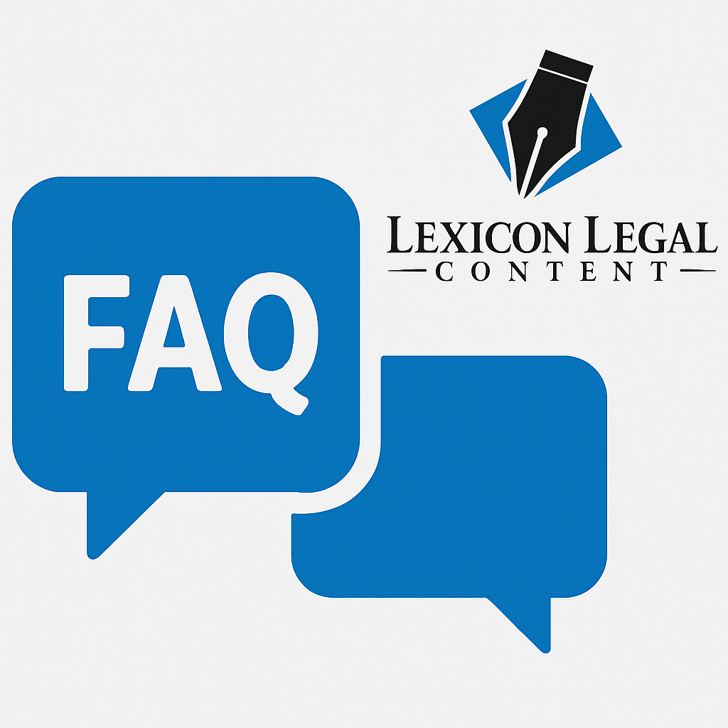 Faqs Attorney Website Content