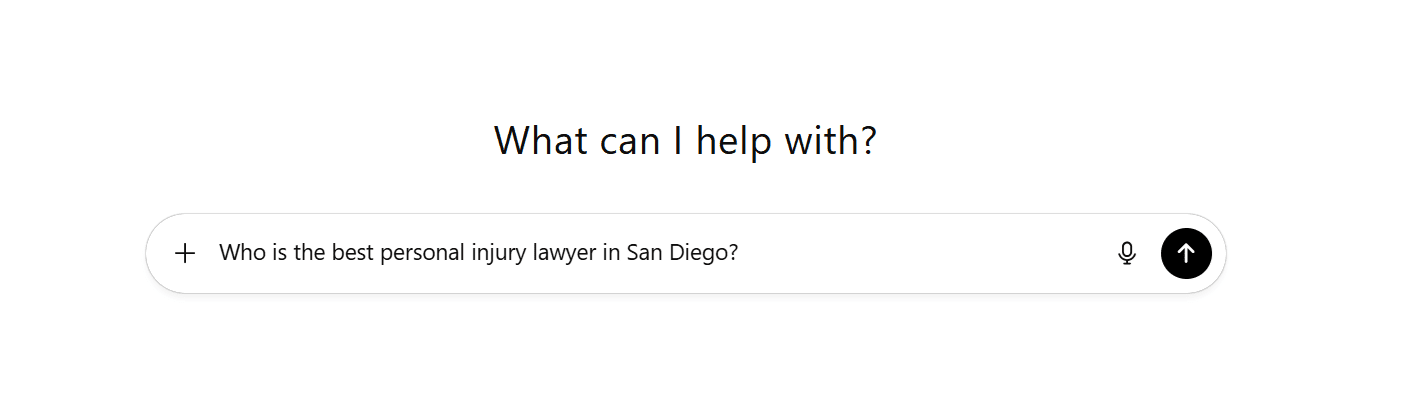 Law Firm In Chatgpt Search